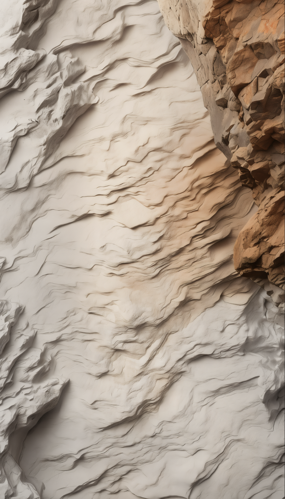 Panneau acoustique décoratif inspiré des strates de calcaire, traitement phonique et esthétique – JBB Architecture par Jean-Baptiste Brulé